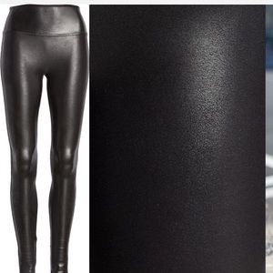 Spanx faux leather leggings *never worn*